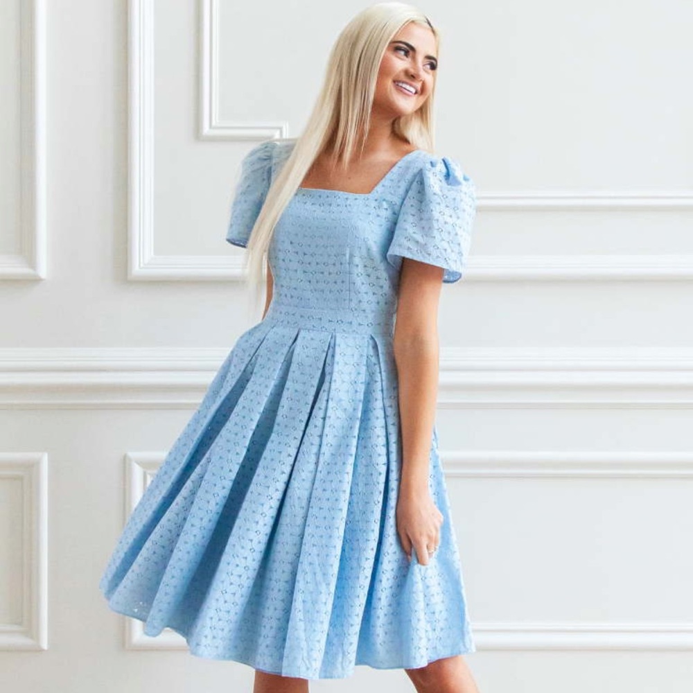 Lace Fit and Flare Dress